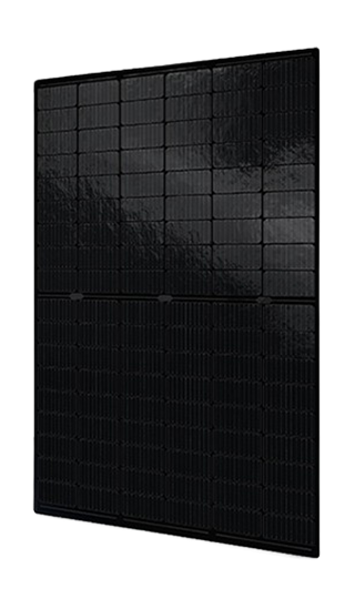 SOLID FRAMELESS GLASS/GLASS FULL BLACK 435W